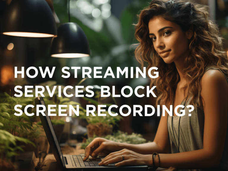 Digital Rights Management (DRM) Blocks Screen Recording