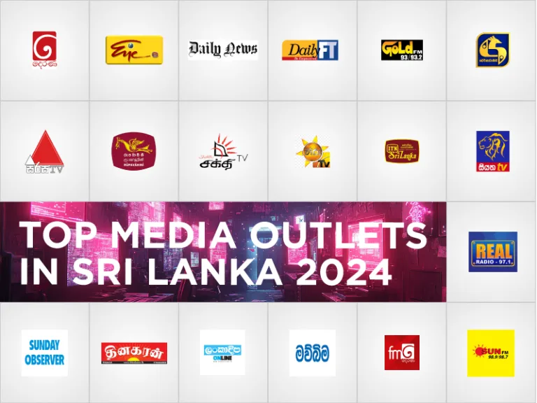 the Premier Media Outlets in Sri Lanka in 2024