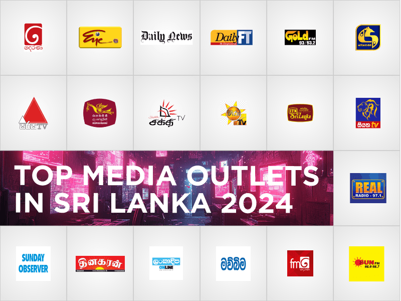 the Premier Media Outlets in Sri Lanka in 2024